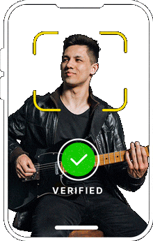 Pickeljar - authID Biometrics Case Study - Guitarist Photo from authID