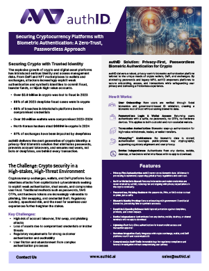 authID Crypto Data Sheet authID Crypto Data Sheet